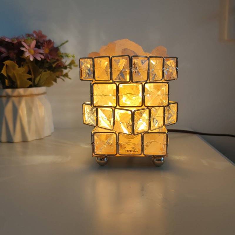 Himalayan crystal salt lamp 