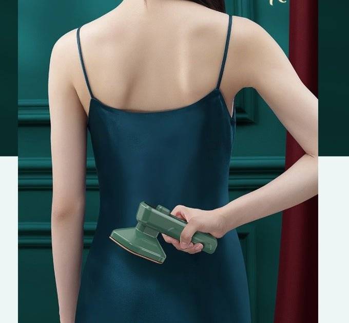 Handheld Folding Hanging Ironing Machine 1500W Household Portable Steam Iron Wet and Dry Dual-use Ironing Machine,15S Heat Up (Blue)