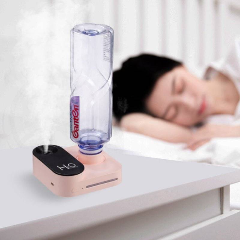 Mineral Water Bottle Humidifier Big Spray Wireless Rechargeable Usb Car Humidifier 