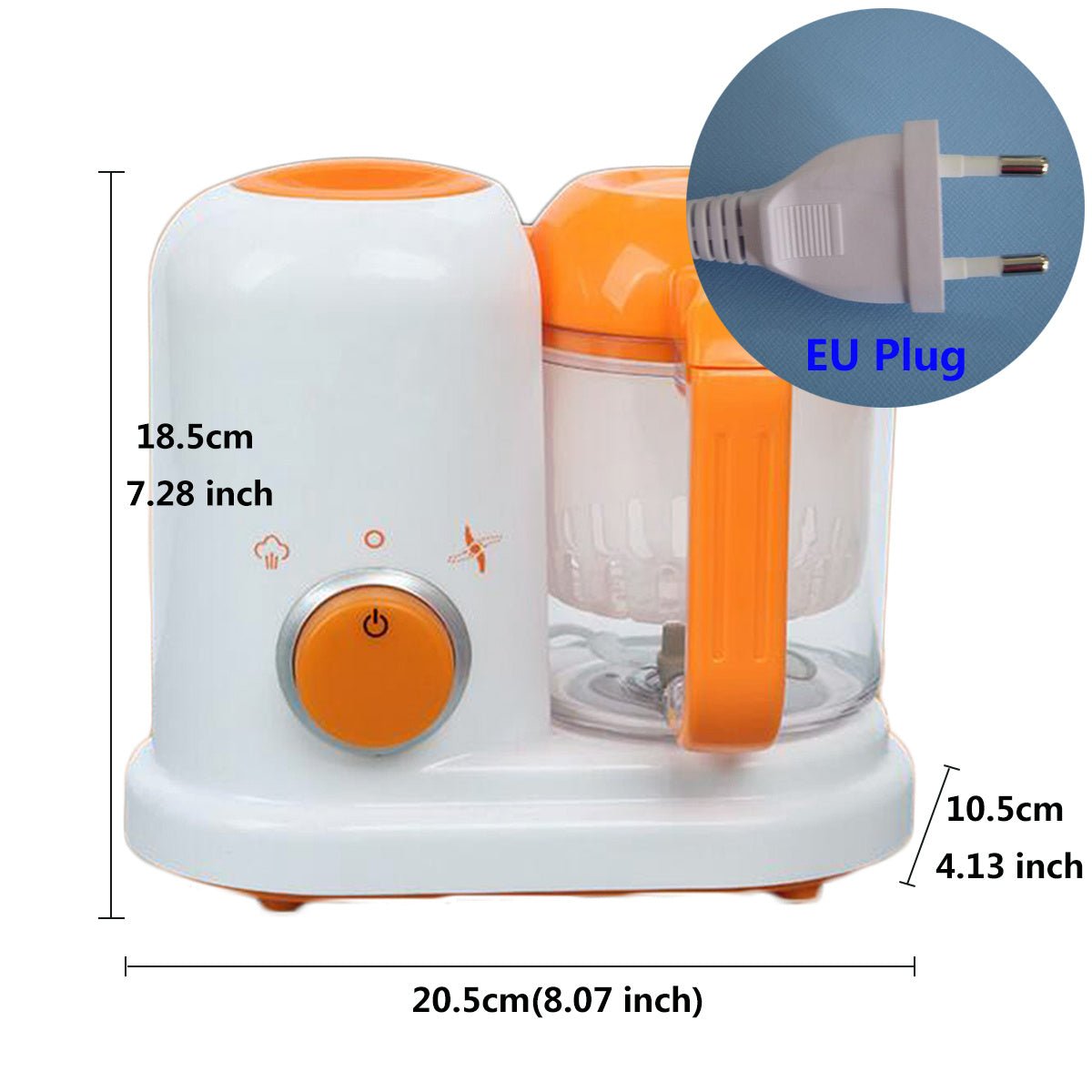 Baby Food Maker, Multifunction Baby Food Processor Chopper Grinder, Baby Food Steamer and Puree Blender in-One, with Bottle Warmer, Auto Cooking & Grinding with Touch Control Panel&Self Cleans