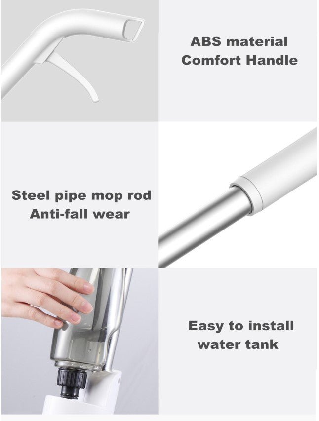 Origine Xiaomi Deerma Pulvererisation D’eau Balayeuse Mijia Nettoyant Pour Plancher En Fiber De Carbone Vadrouilles 360 Rotation Tige 350 Ml R Servoir Pilation Vadrouille