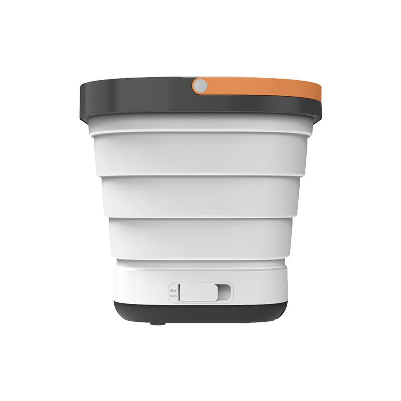 Portable Washing Machine, Mini Foldable Bucket Washer and Spin Dryer for Camping, RV, Travel, Small Spaces, Lightweight and Easy to Carry (Blue)